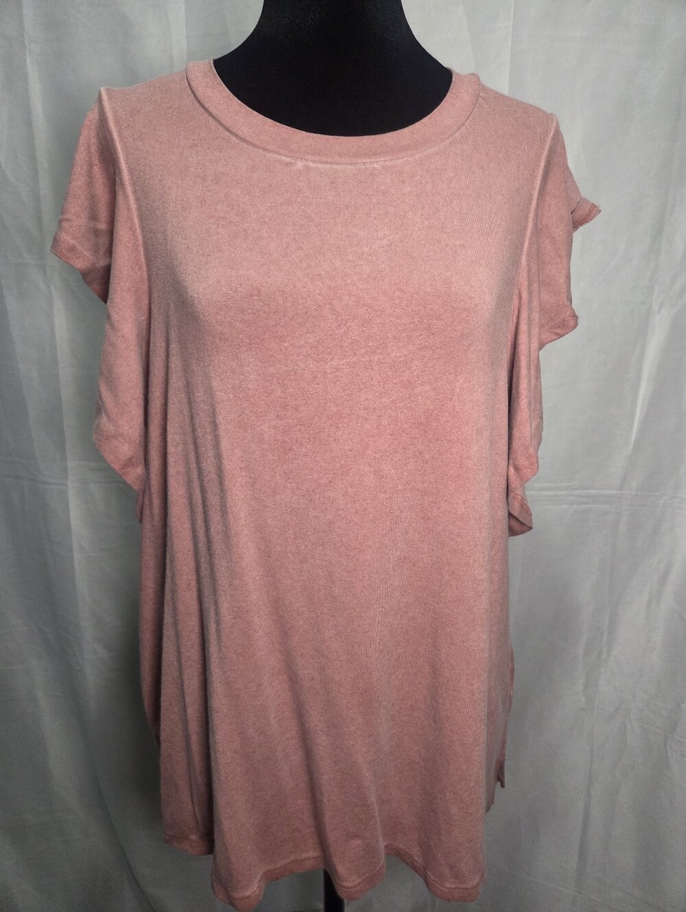 Women’s Short Sleeve Casual Tee – Dusty Rose